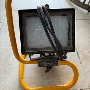 Yellow and Black LED Work Light